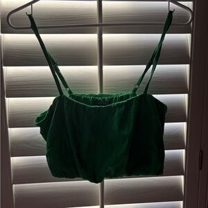 wild fable Green Cropped Tank Top